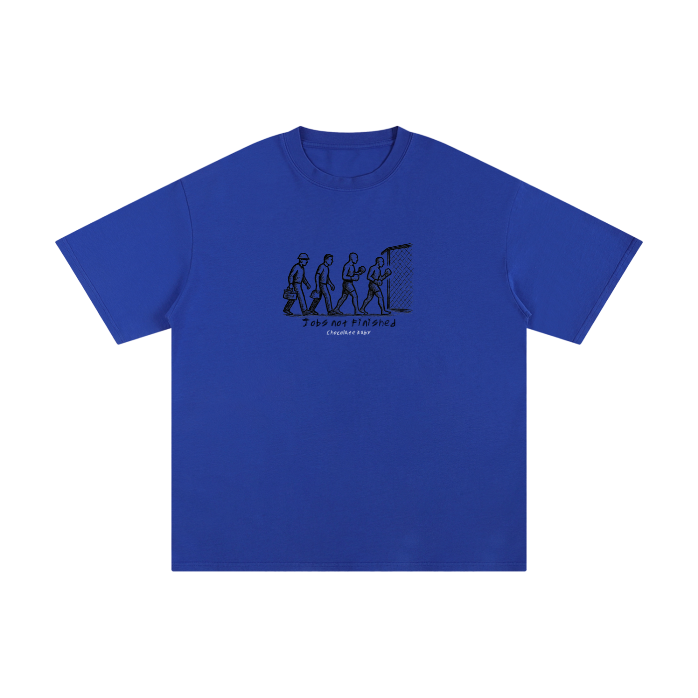 "Jobs not finished" unisex t-shirt