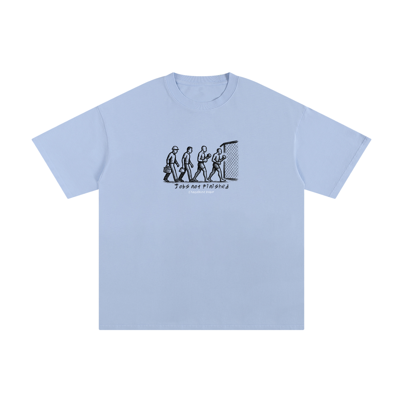 "Jobs not finished" unisex t-shirt