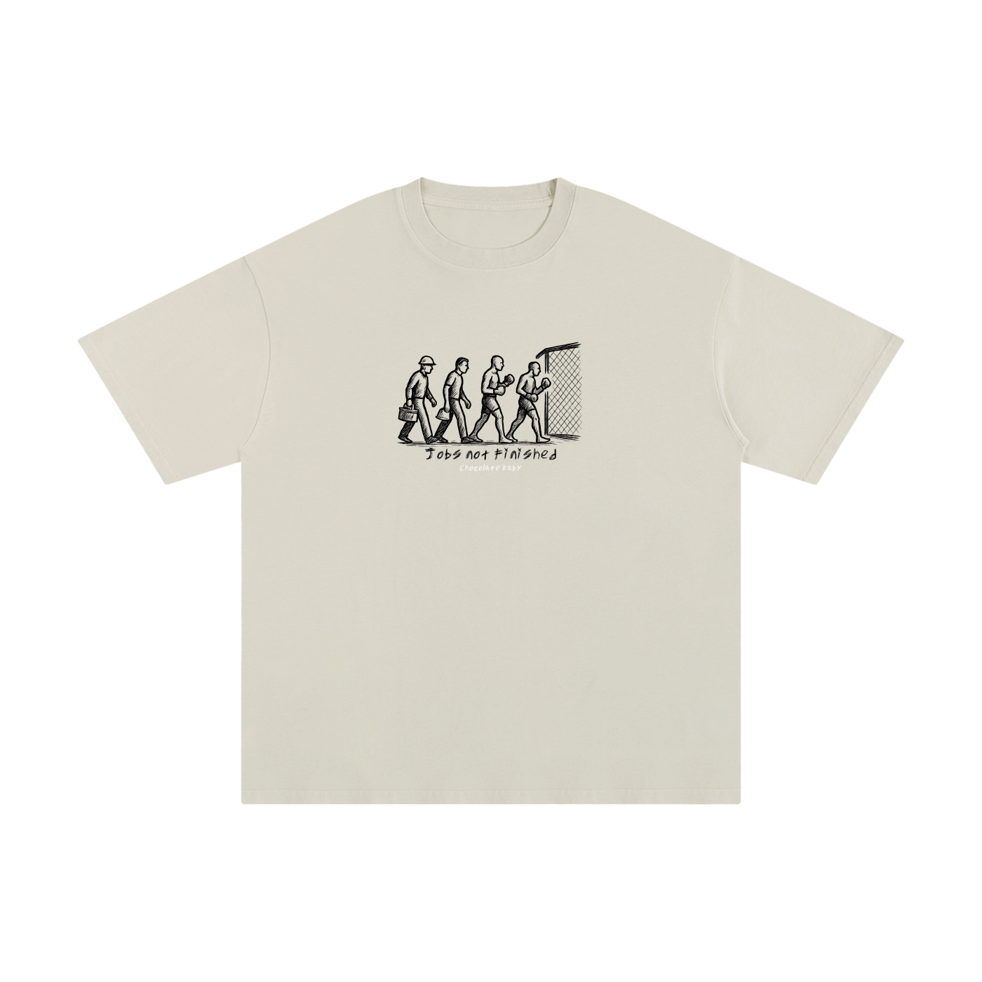 "Jobs not finished" unisex t-shirt