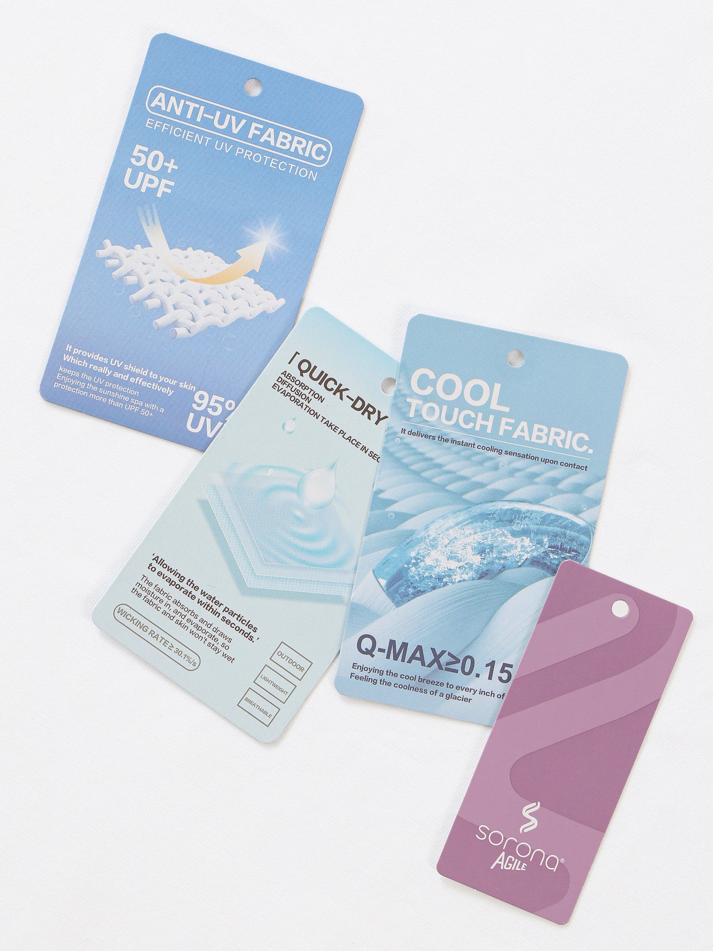 "Airbrush taste" Sorona Quick-Dry Cooling T-shirt