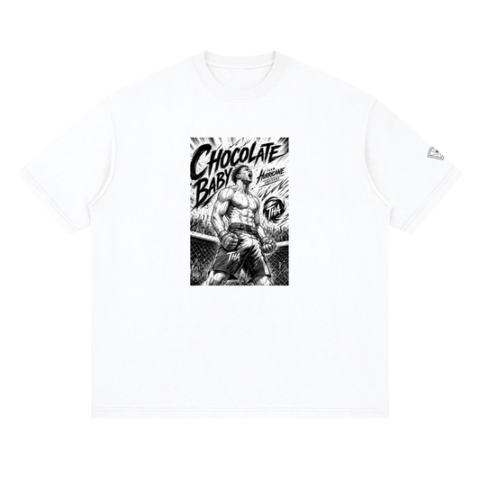 "Goes pro" Loose Drop Shoulder T-Shirt D6