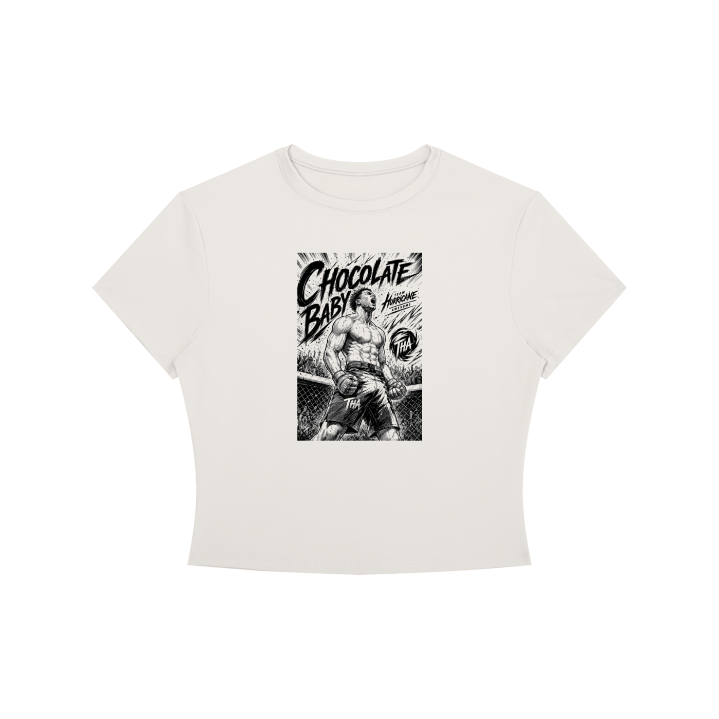 "Goes pro" Women's Crewneck Crop T-Shirt DF1