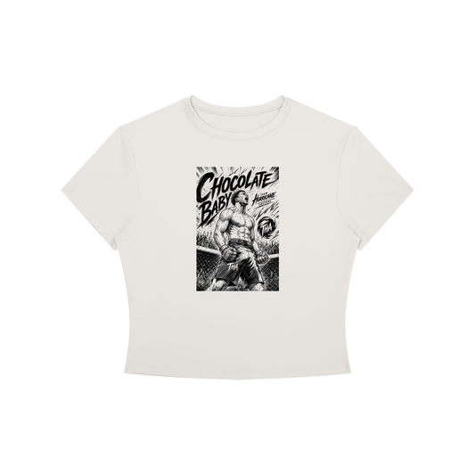 "Goes pro" Women's Crewneck Crop T-Shirt DF1