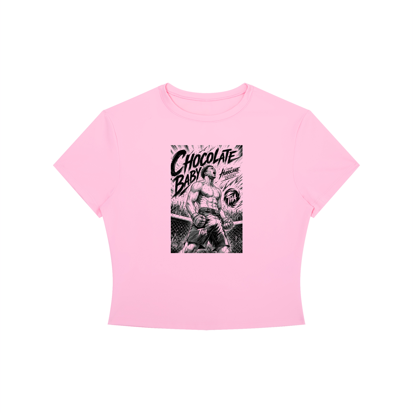 "Goes pro" Women's Crewneck Crop T-Shirt DF1