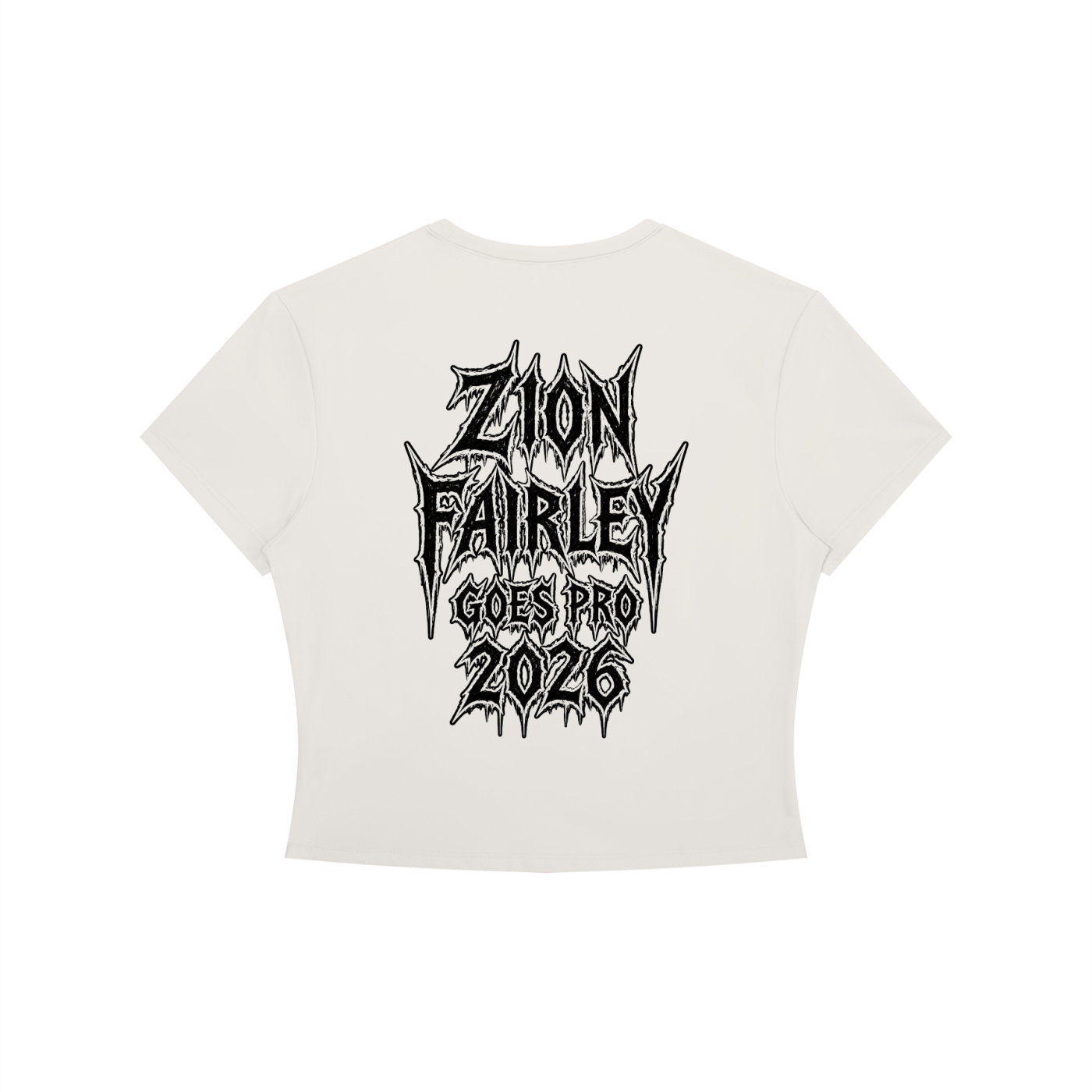 "Goes pro" Women's Crewneck Crop T-Shirt DF1